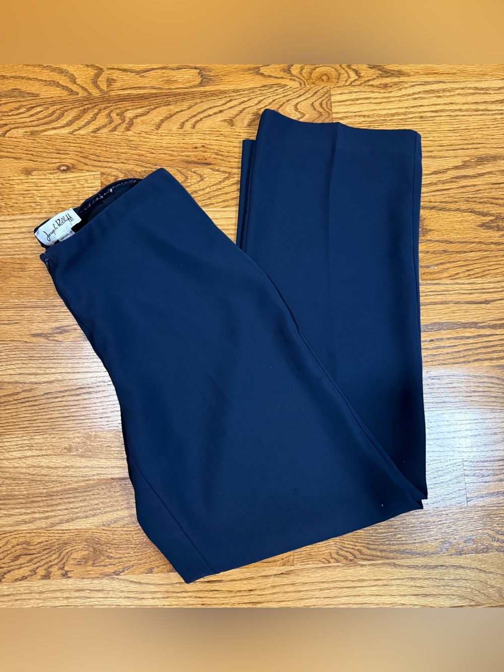 Joseph Ribkoff Navy Blue Wide Leg Trousers Dress Pants Women's Size 10